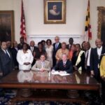 Signing of Bill for Maryland to become the first State to establish a Commission on Caribbean Affairs.