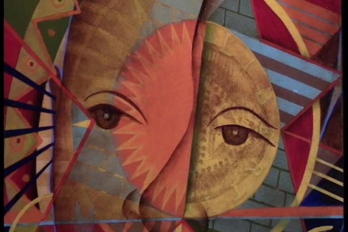 new world detail mixed media gene tinney suriname