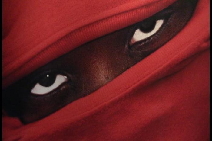 the mask detail photograph on canvas carl juste haiti