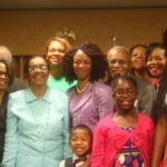 Michelle Goddette with family and friends