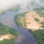 Olive Creek airstrip located at the junction of the Kurupung and Mazaruni Rivers