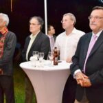 Some of the guests at the reception for the Media in recognition of World Press Freedom Day