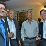 Some of the guests at the reception for the Media in recognition of World Press Freedom Day