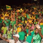 Crowd at the APNU/AFC rally