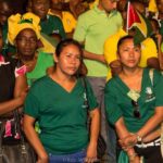 Crowd at the APNU/AFC rally