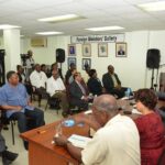President David Granger giving his charge to the new diplomats