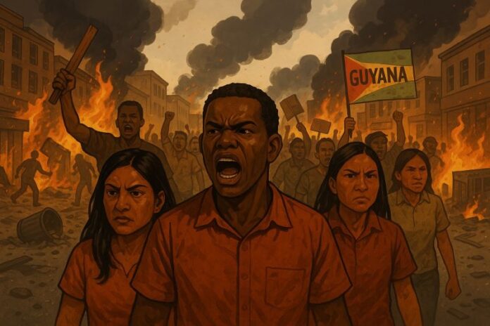 Guyana unrest 2025